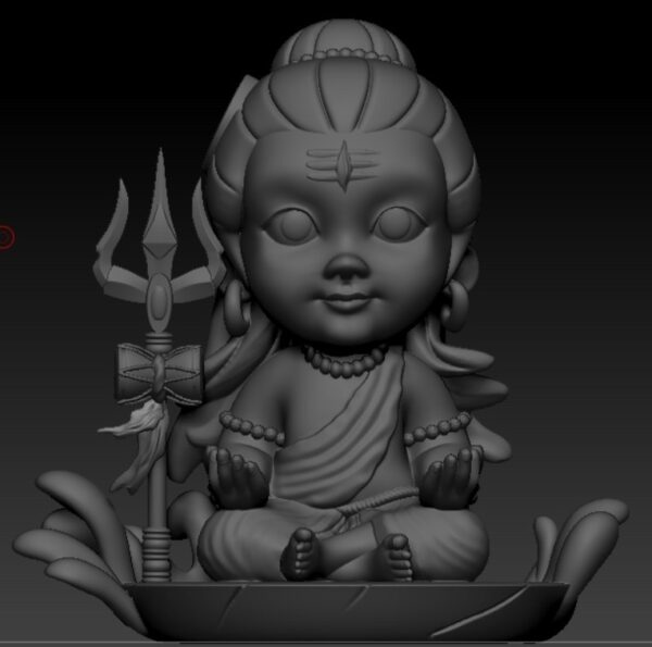 Divine Bal Shiva Meditating 6 inches