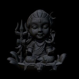 Divine Bal Shiva Meditating 6 inches