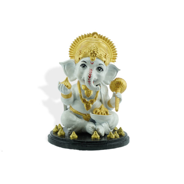 Lord Ganesha Idol– Handcrafted Detailed Decorative Statue for Home & Car