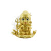 Meditating Baal Shiva Idol – Handcrafted 3D Resin Showpiece for Home Decor, Car Dashboard & Temple