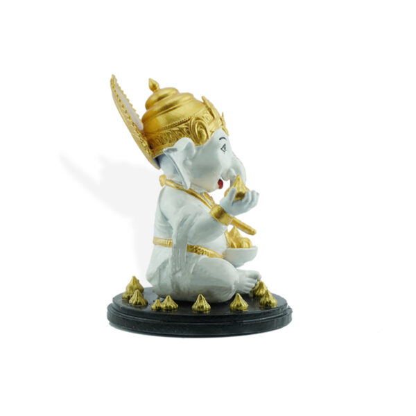 Lord Ganesha Idol– Handcrafted Detailed Decorative Statue for Home & Car